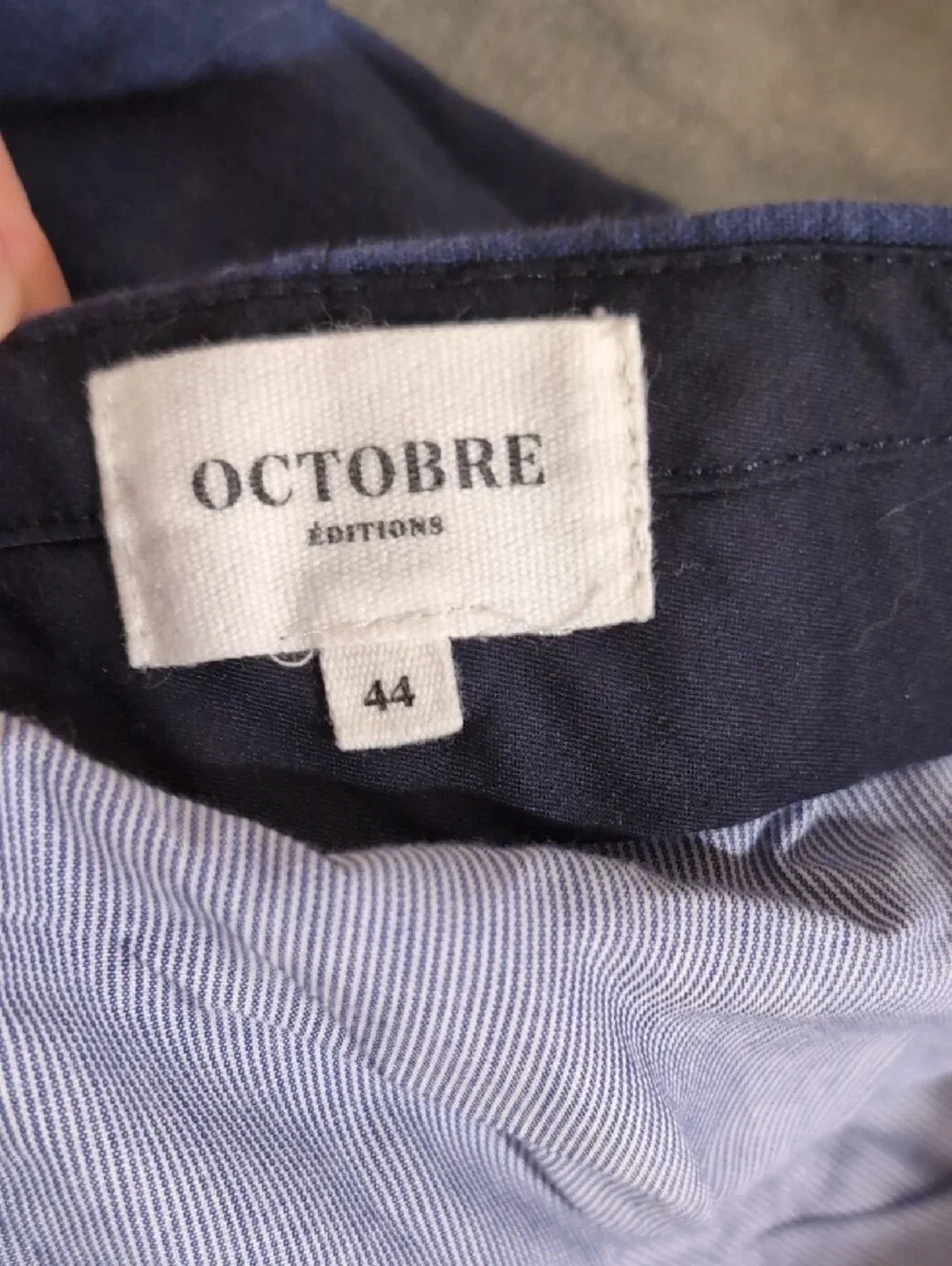 Men's Navy Dress Pants — Modern Slim Fit